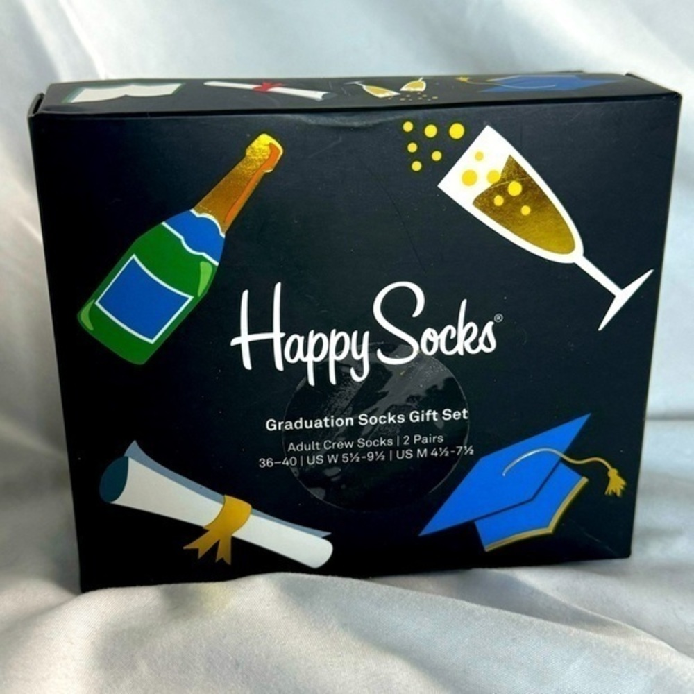 NIB Happy Socks Graduation Socks (Adult)
